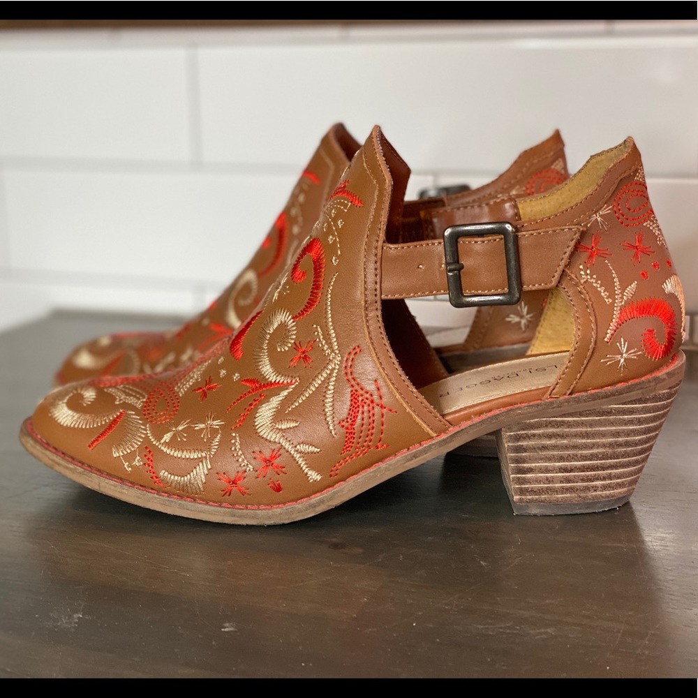 Anthropologie Kelsi Dagger leather boot size 7.5 - Picture 2 of 8